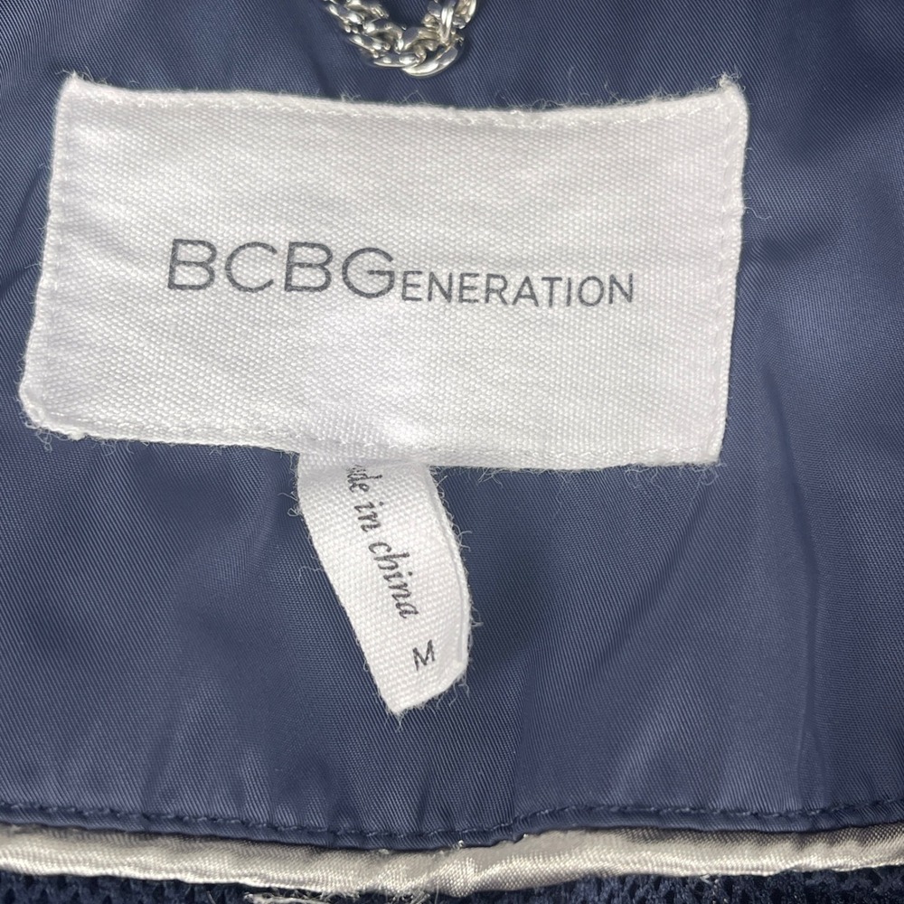 BCBGeneration Hooded Utility Anorak Rain Jacket Size M - Picture 7 of 10